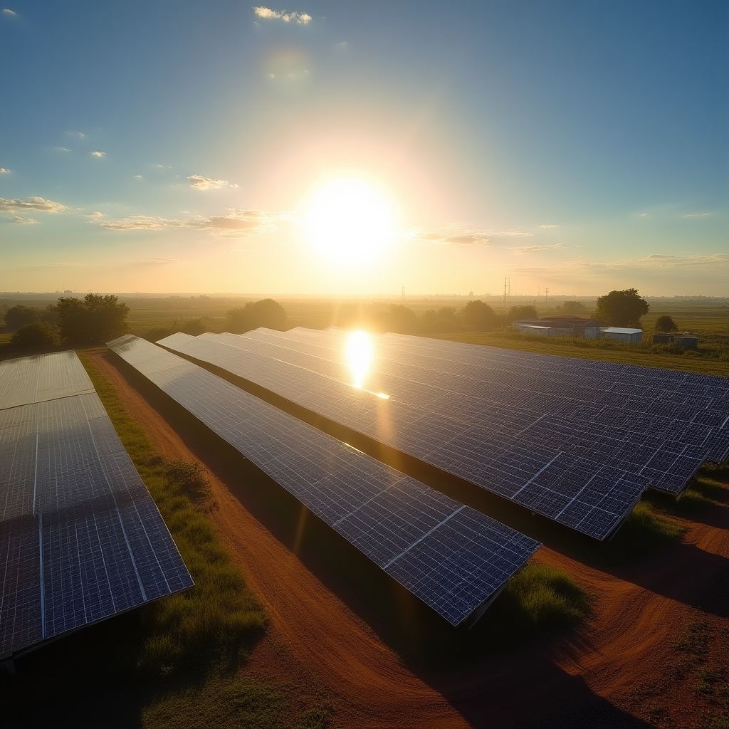 Planta de energía solar en Paraguay